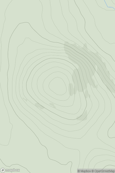 Thumbnail image for Meall Gorm [Braemar to Montrose] [NO299889] showing contour plot for surrounding peak